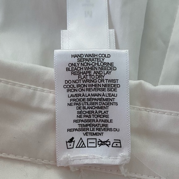 Wynne Collection Medium White High Low Top - Picture 9 of 10